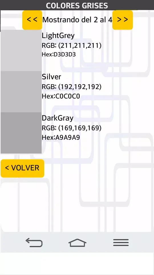 Color Table Screenshots