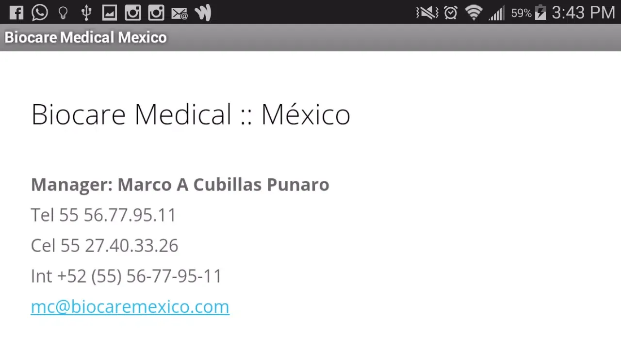 Biocare Mexico Screenshots