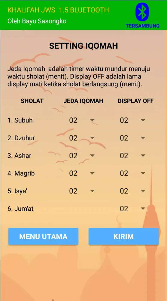 KHALIFAH JWS 1.5 BLUE سکرین شاٹس