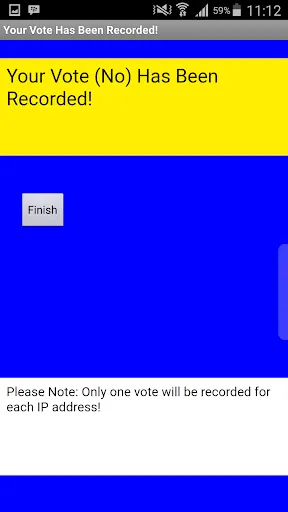 Tangkapan layar Worldwide Vote