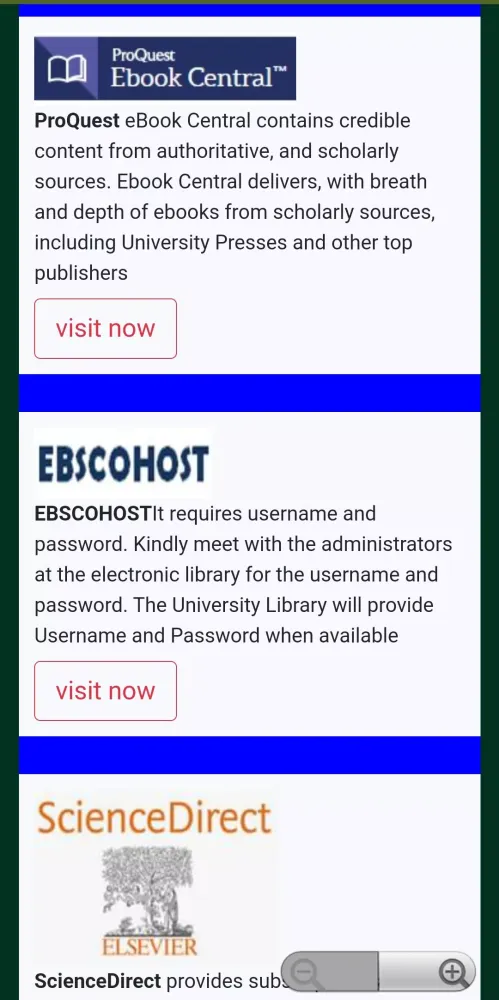 Edocohest eLibrary スクリーンショット