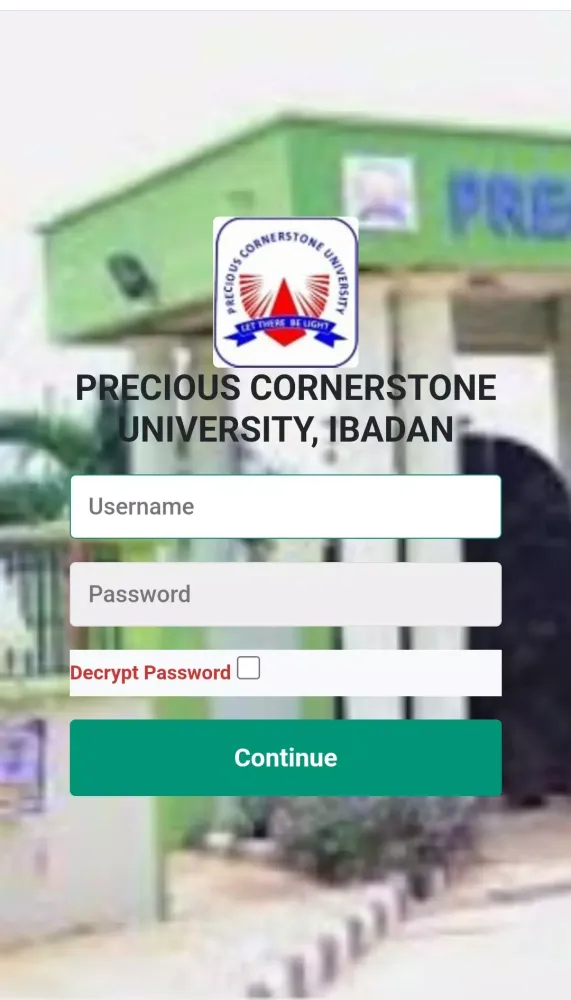 PCU eLibrary 스크린샷
