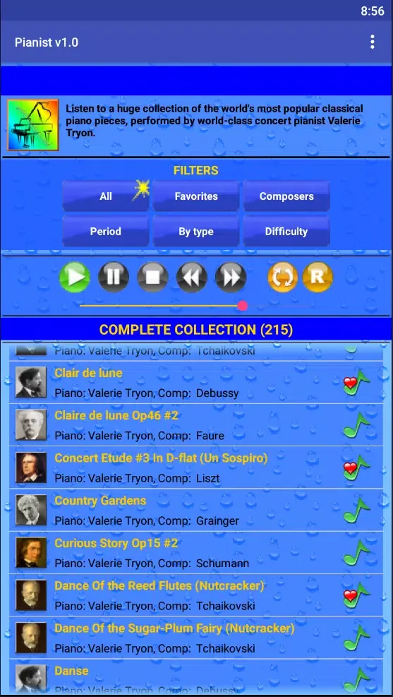 Capturas de pantalla de Pianist