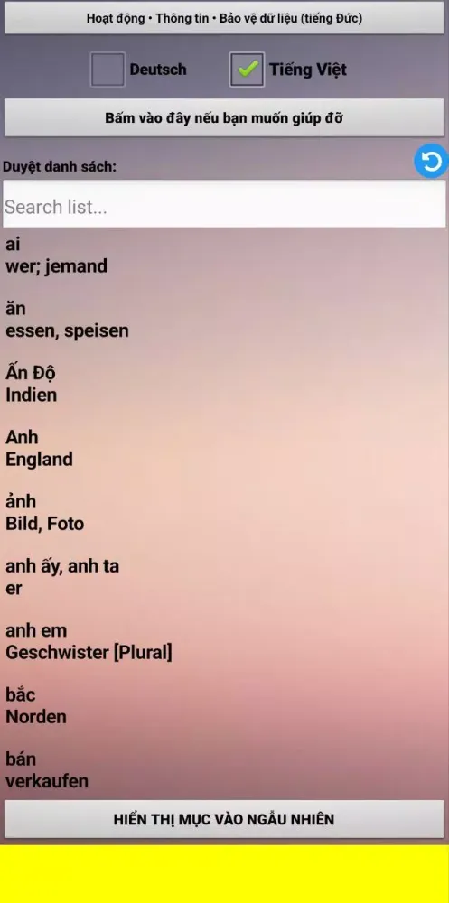 Wörterbuch Viet-Deutsch应用截图