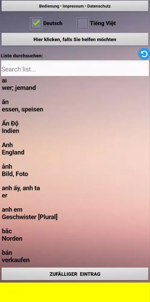 Wörterbuch Viet-Deutsch应用截图