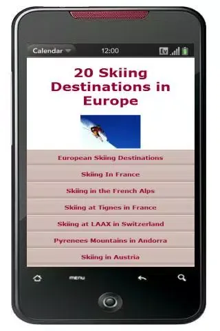 Ảnh chụp màn hình của 20 Europe Skiing Destinations