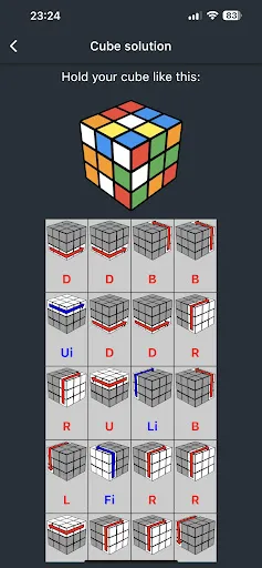 Tutorial For Rubik's Cube Screenshots
