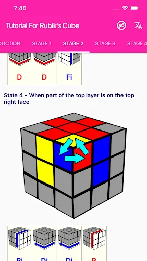 Tutorial For Rubik's Cube Screenshots