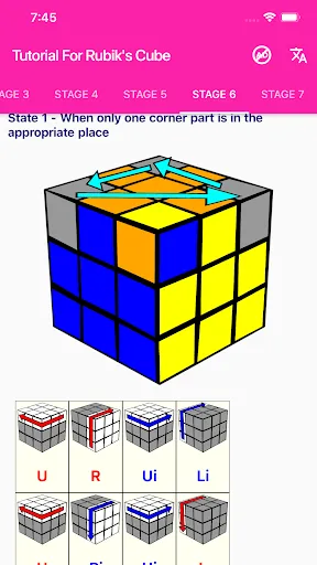 Tutorial For Rubik's Cube Screenshots