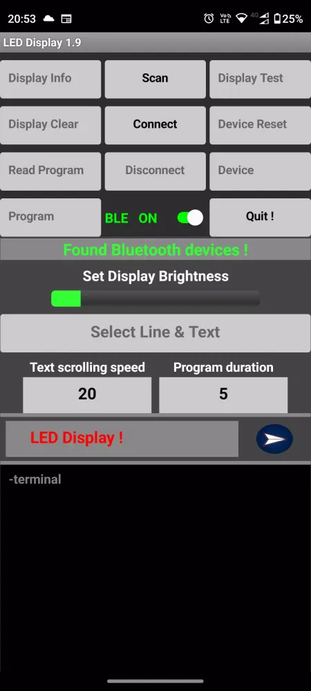 Led Display Screenshots