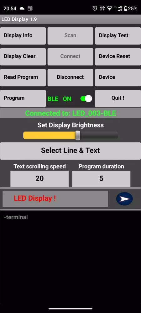 Led Display Screenshots