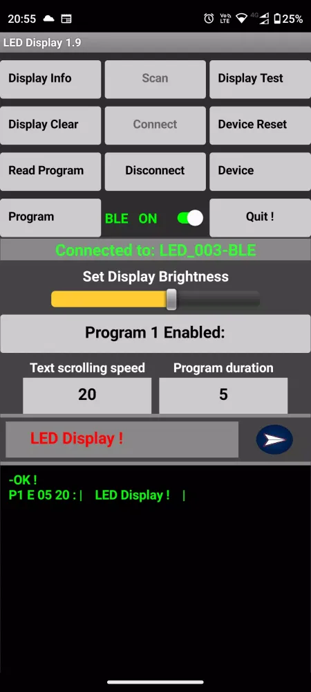 Led Display Screenshots