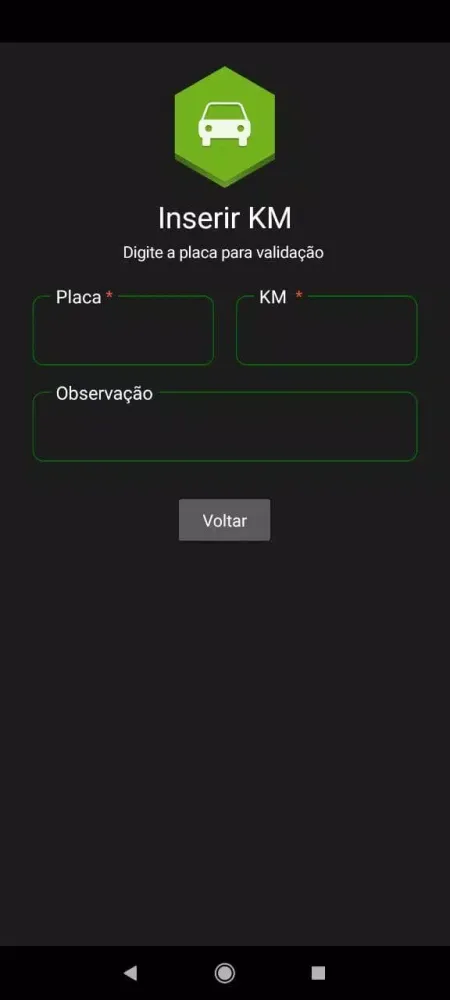 Controle de Km - Empresas Screenshots