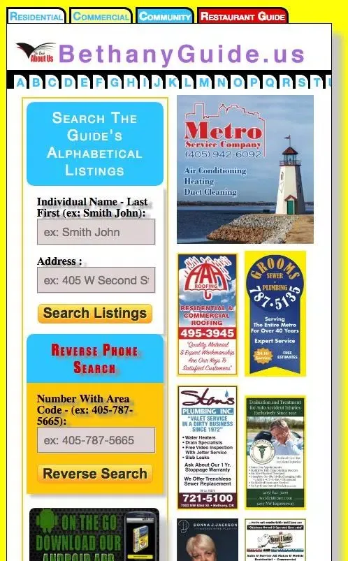 Bethany - Nichols Hills Oklahoma Guide Screenshots