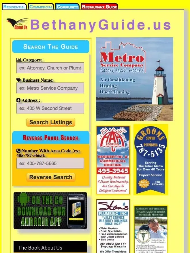 Bethany - Nichols Hills Oklahoma Guide Screenshots