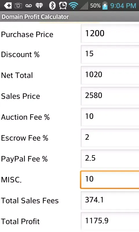 صور Free Domain Profit Calculator