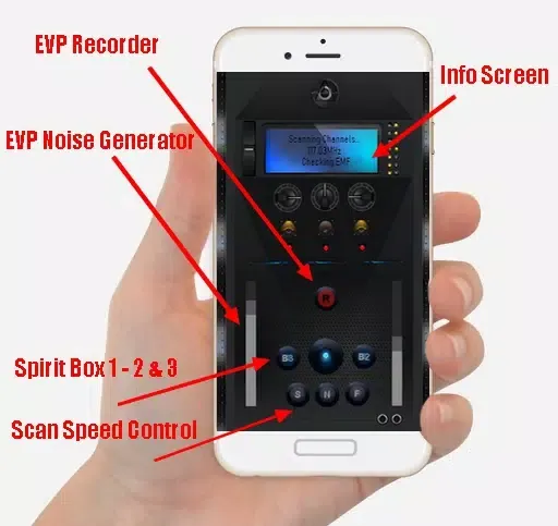 EVP Finder 2.0 Spirit Box سکرین شاٹس