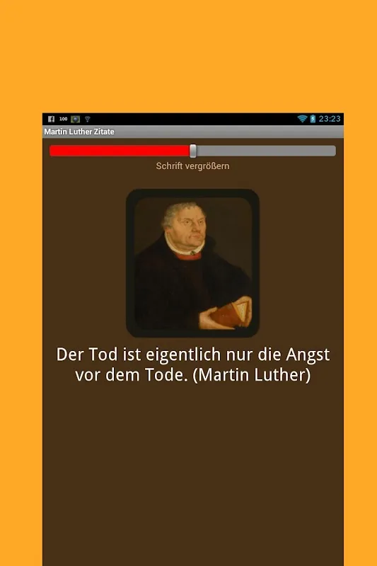 Zrzuty ekranu Martin Luther Zitate - Deutsch