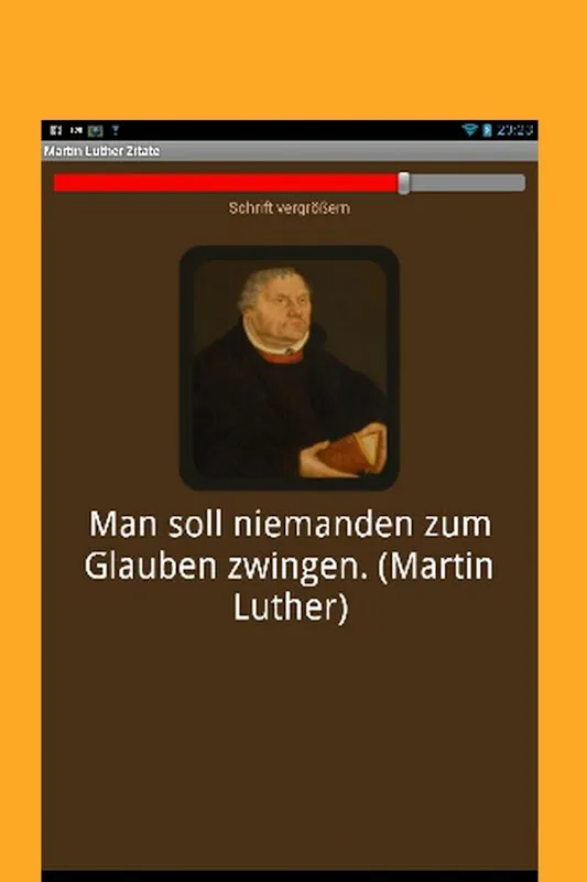 Zrzuty ekranu Martin Luther Zitate - Deutsch