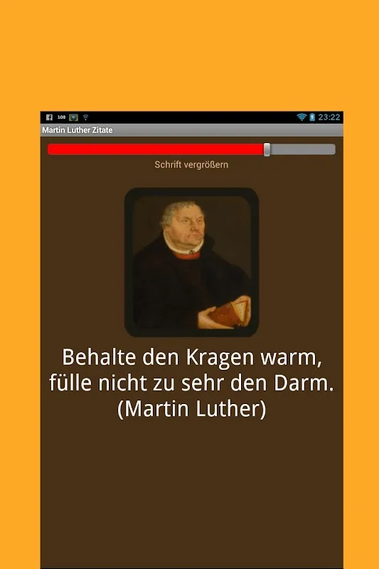 Zrzuty ekranu Martin Luther Zitate - Deutsch