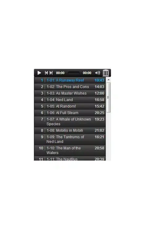 Twenty Thousand Leagues audio应用截图