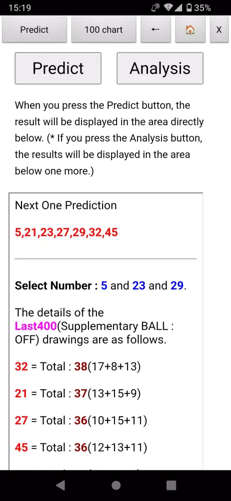 AU and NZ Lottery Prediction スクリーンショット