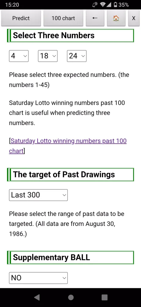 AU and NZ Lottery Prediction スクリーンショット