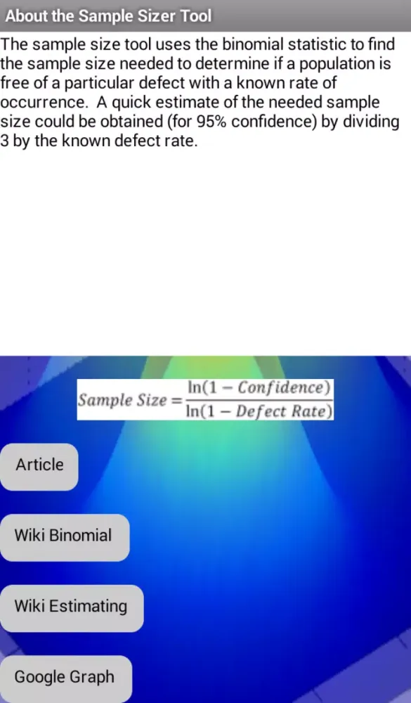 Stat Tools Screenshots