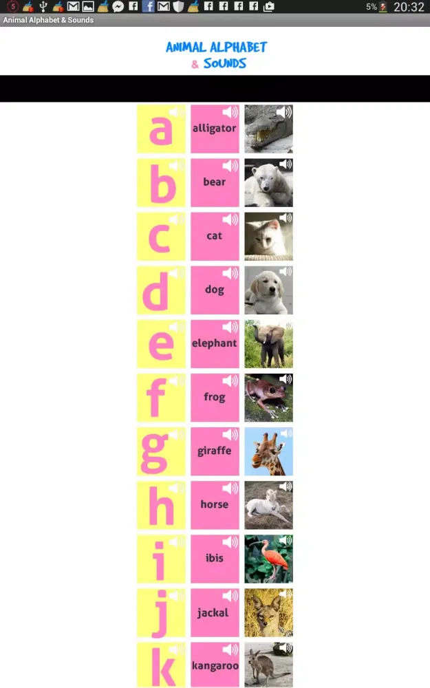Скриншоты Animal Alphabet and Sounds