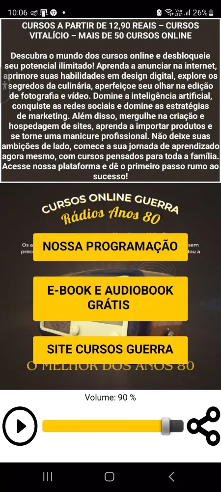 RADIO ANOS 80 Screenshots