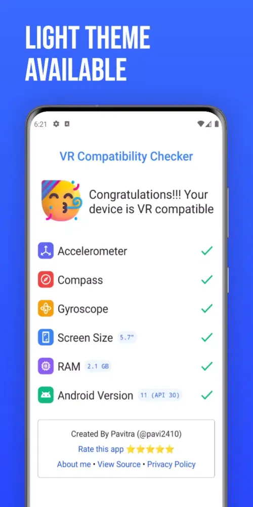 VR Compatibility Checker 스크린샷