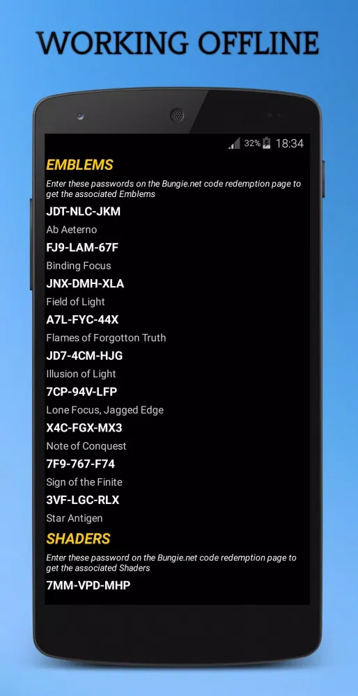 صور Cheat Codes for Destiny