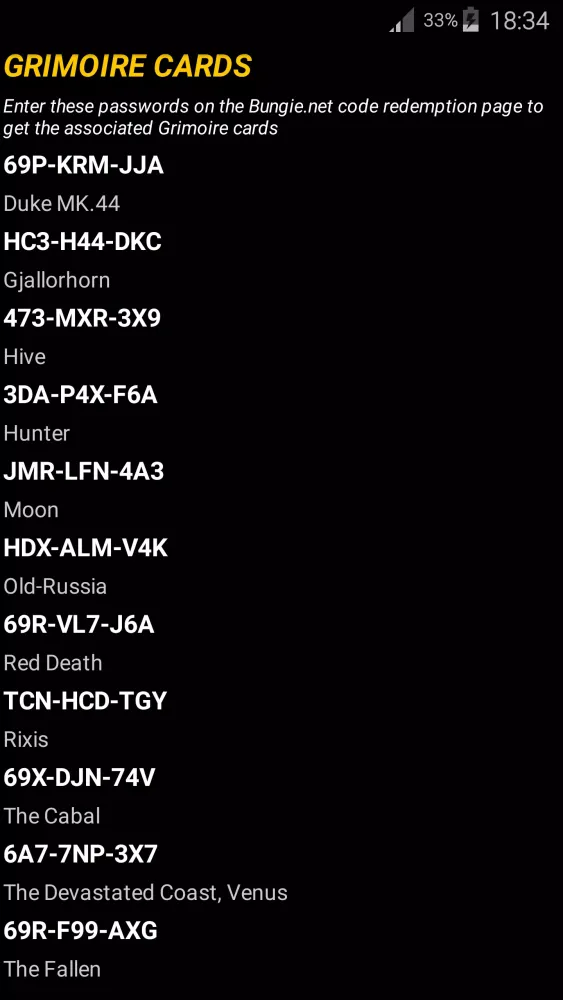 صور Cheat Codes for Destiny