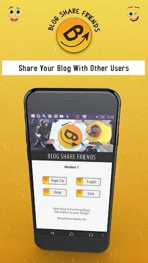 Blog Share Friends Screenshots