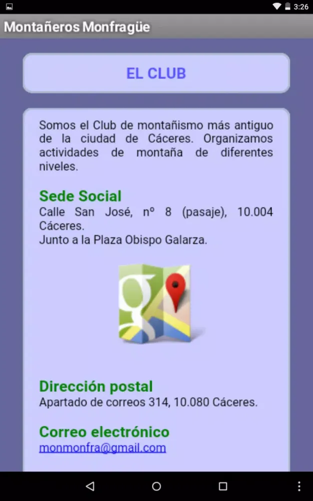 Montañeros Monfragüe Screenshots