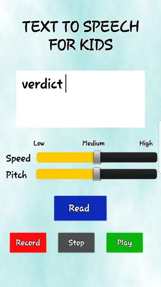 TEXT TO SPEECH应用截图