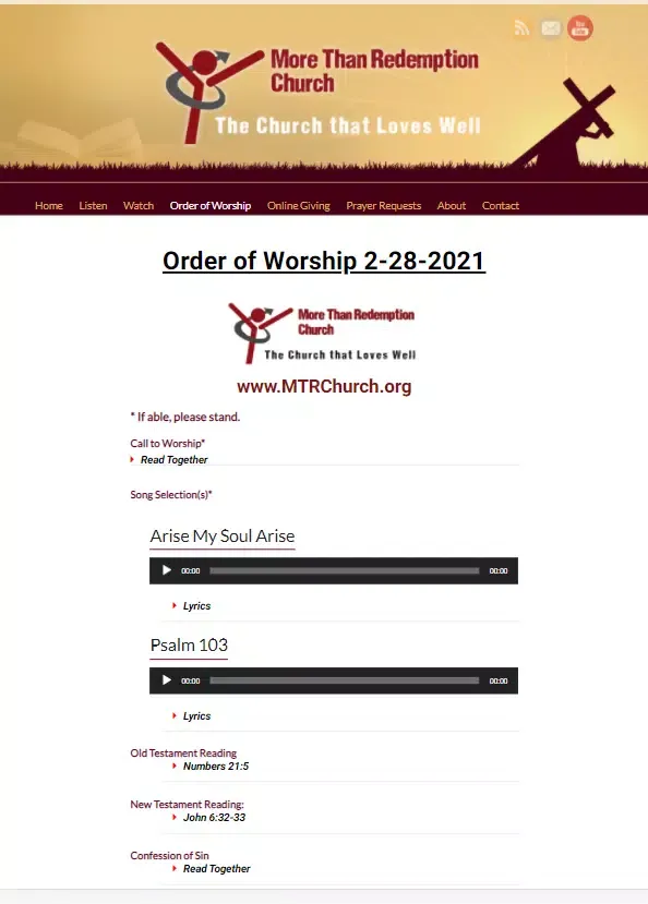 Screenshot di MTR Church