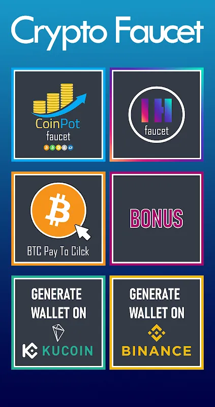 Crypto Faucet スクリーンショット