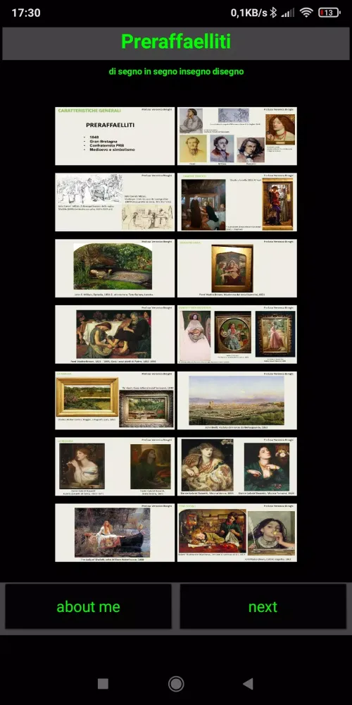 Preraffaelliti Arte Screenshots