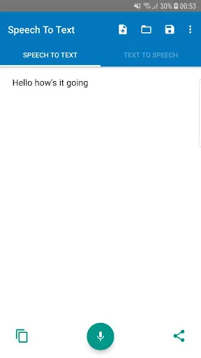 Speech To Text Screenshots