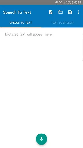 Speech To Text Screenshots