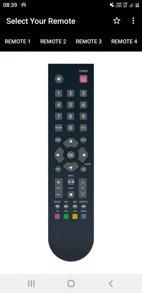 Skyworth TV Remote Screenshots