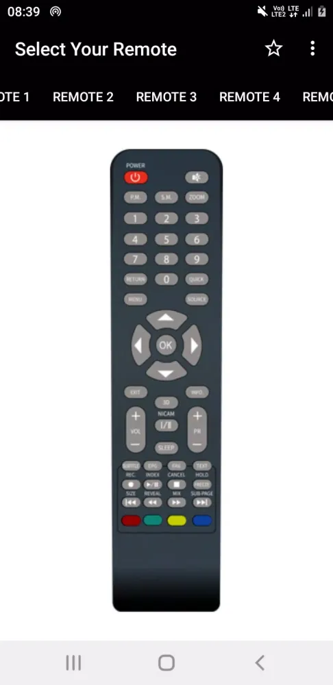 Skyworth TV Remote Screenshots
