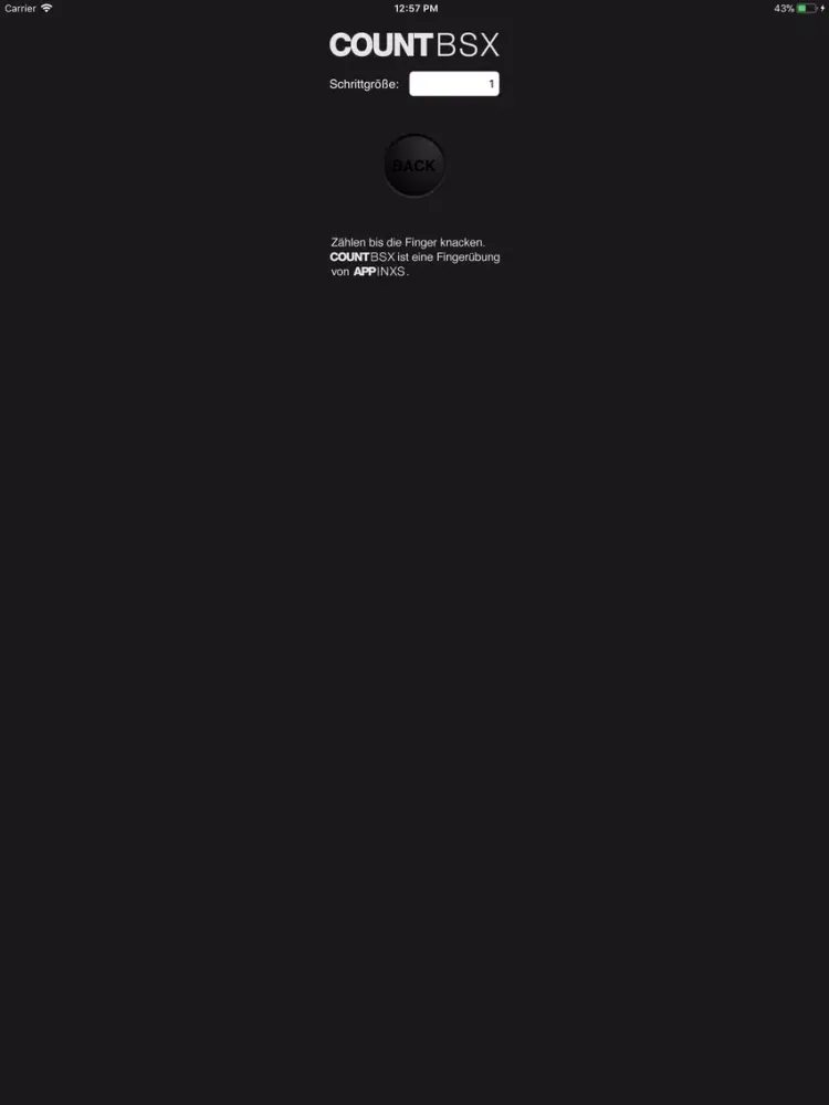 COUNTBSX iPad  Screenshots