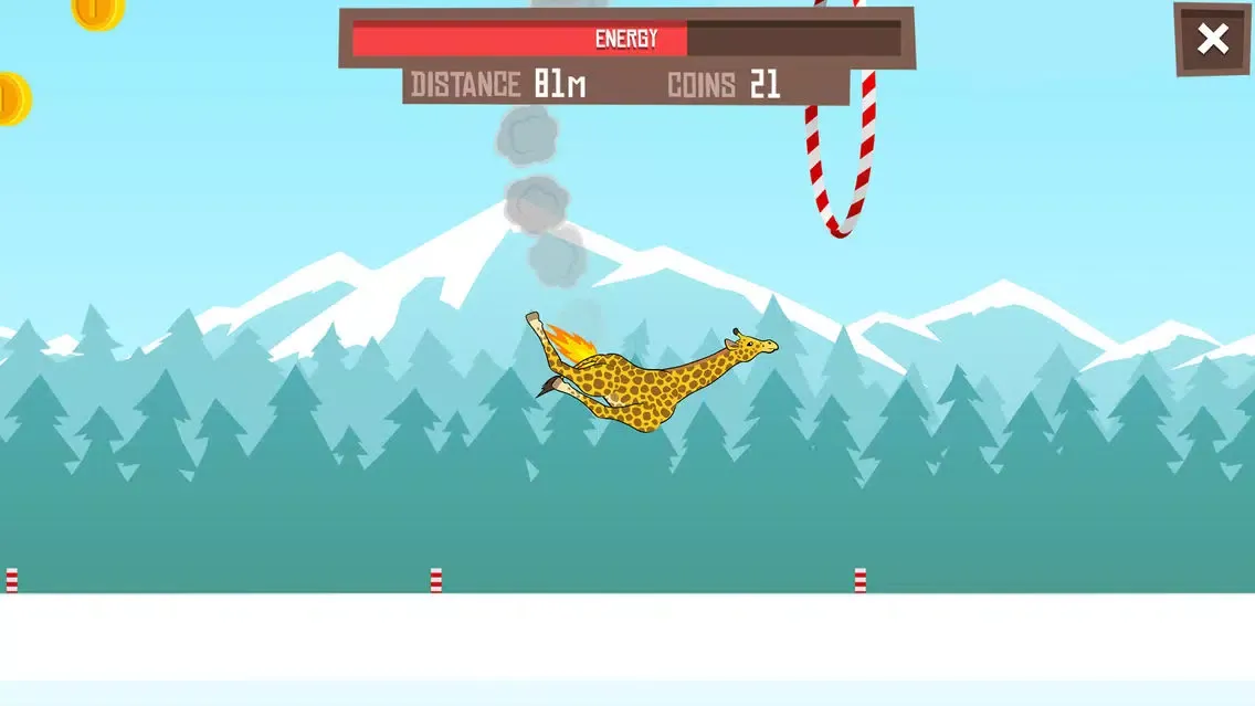 Capturas de tela do Giraffe Winter Sport Simulator
