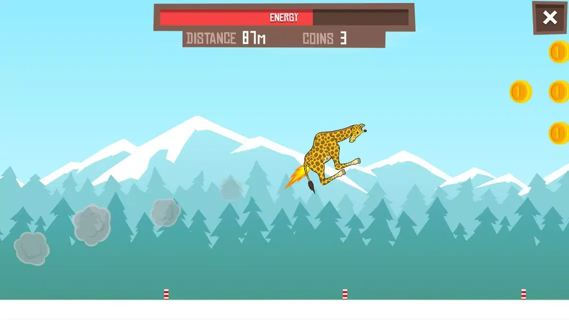 Capturas de tela do Giraffe Winter Sport Simulator
