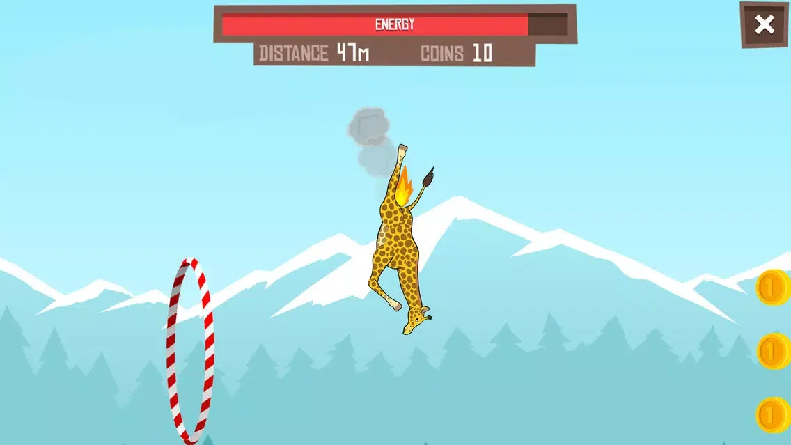Capturas de tela do Giraffe Winter Sport Simulator