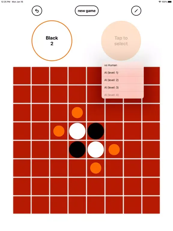Othello C iPad  Screenshots