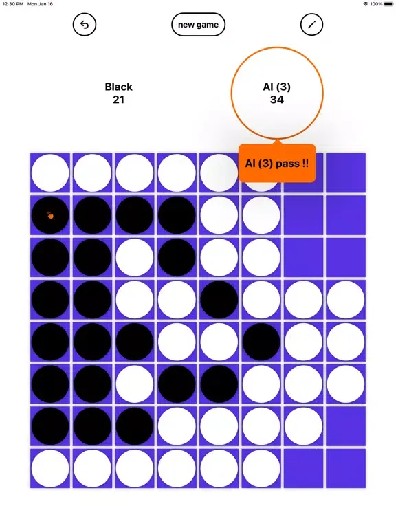 Othello C iPad  Screenshots