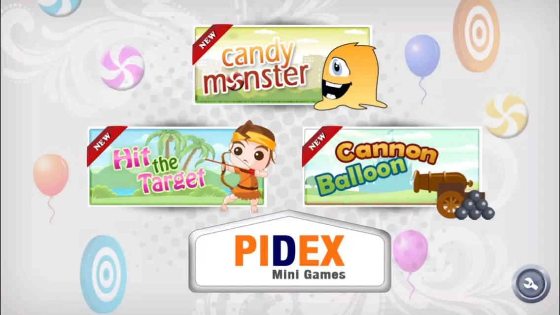 ภาพหน้าจอของ Pidex Mini Games